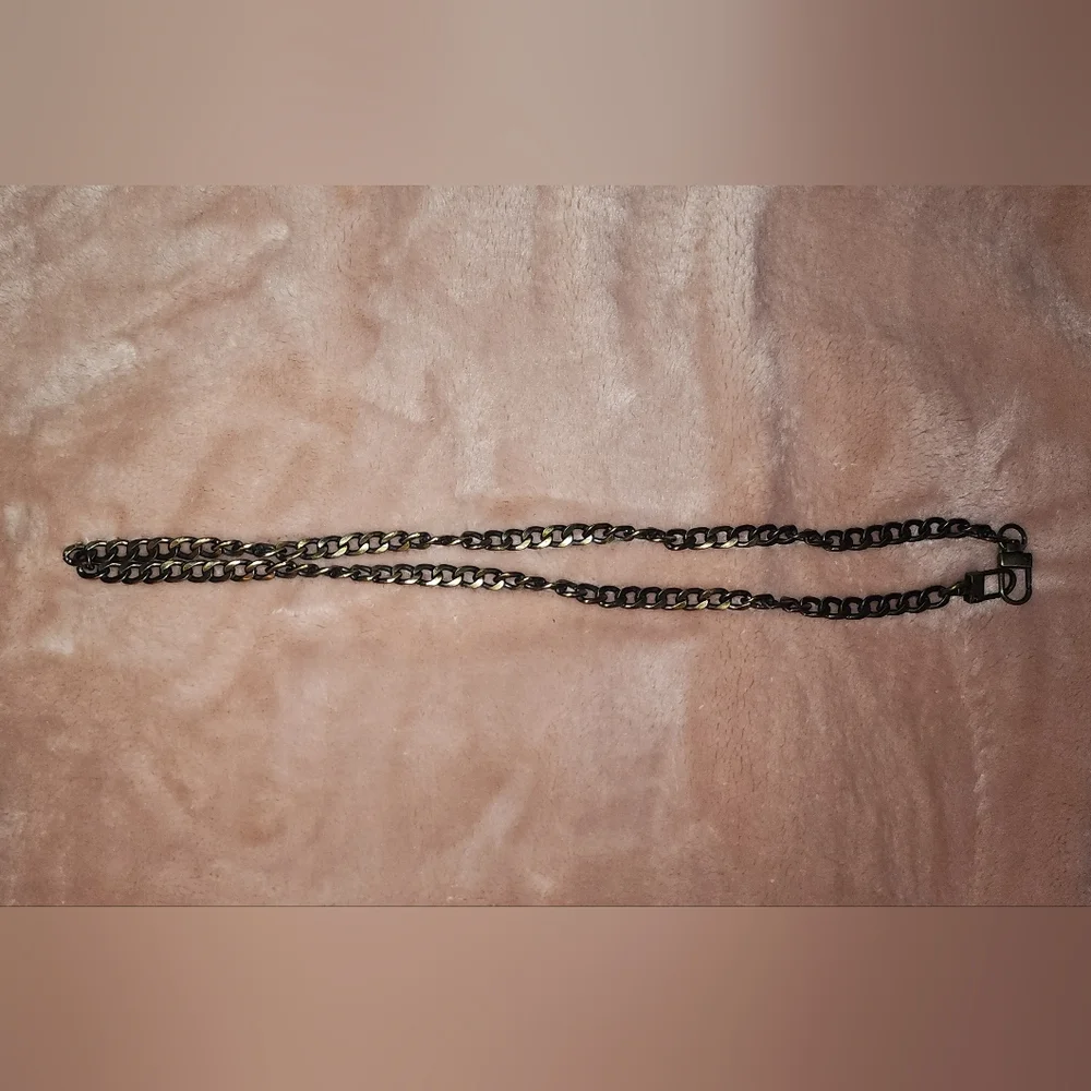 LV Monogram Monnaie Double Snap Wallet with Unbranded Chain - Picture 12 of 12